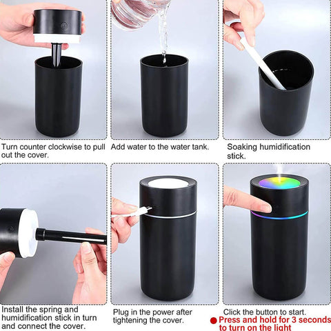 Portable Car Humidifier with USB