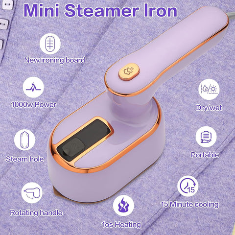 Portable Mini Handheld Travel Steam Iron
