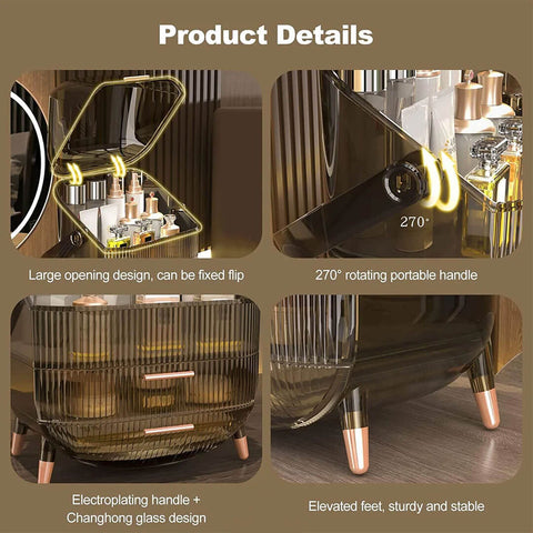 Transparent Cosmetic And Skincare Organizer