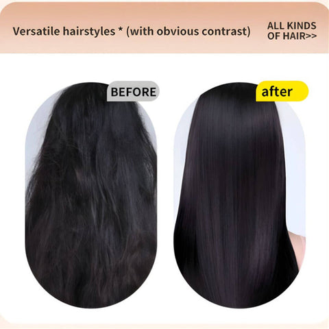 Mini Wireless Hair Straightening Comb Portable Cordless Hair Styler