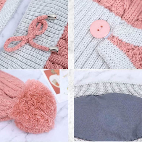 3-in-1 Women’s Winter Beanie Set