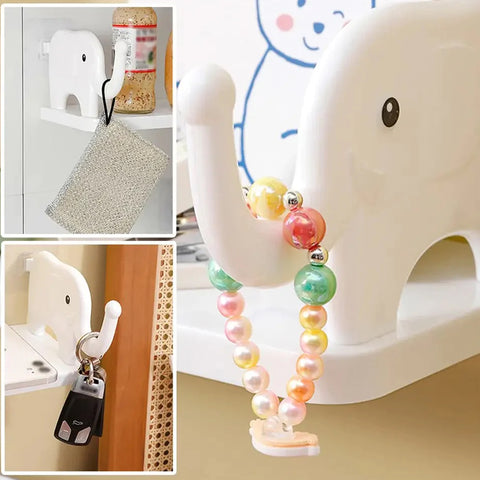 Wall Mounted Elephant Storage Rack