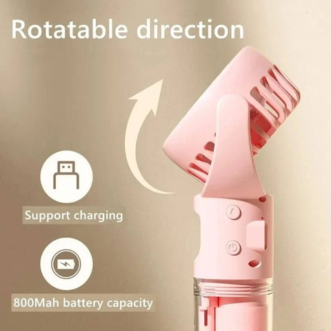 Rechargeable Mini Handheld Spray Fan