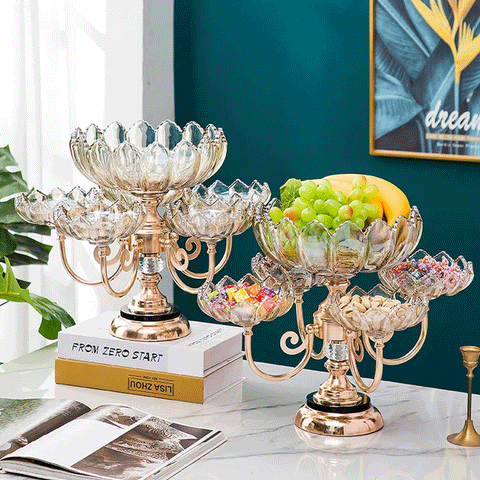 Rotating Dry Fruit Plate Rack