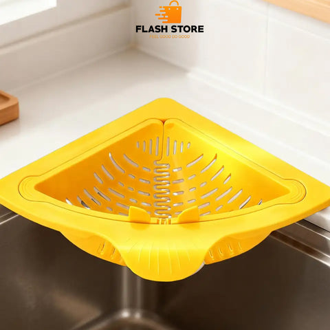 Premium Magnetic Corner Sink Drain Basket Kitchen Strainer