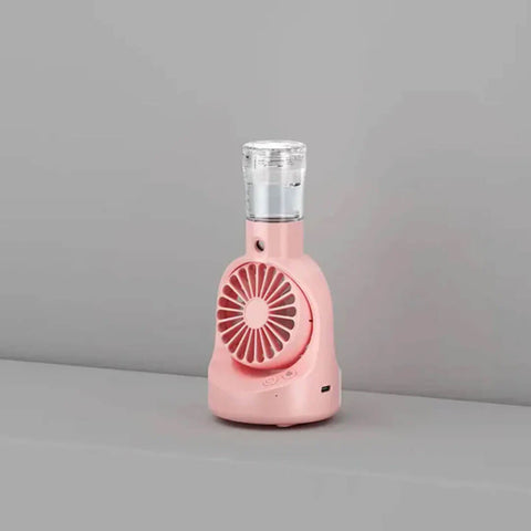 Portable Restocking Mist Spray Fan