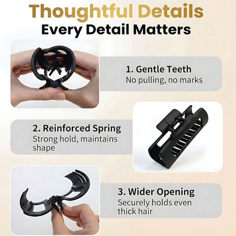 Unbreakable Strong Grip Hair Claw Clip