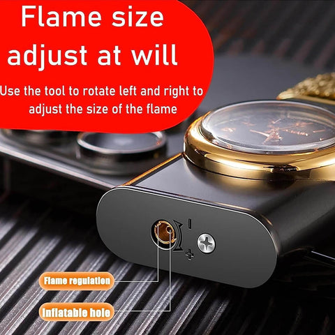 Eagle Head Double Flame Lighter Metal Torch Design