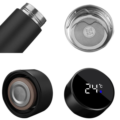 Temperature Display Thermos Water Bottle 500 ML