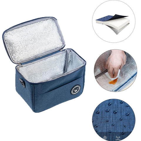 Portable Folding Thermal Insulation Carrier Lunch Bag