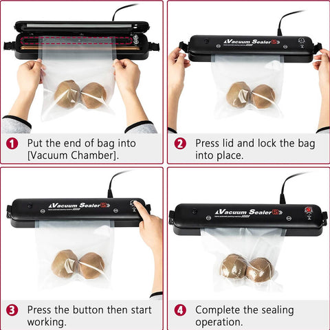 Automatic Food Vacuum Sealer – High Power 220V