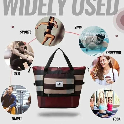 Expandable Travel And Gym Bag