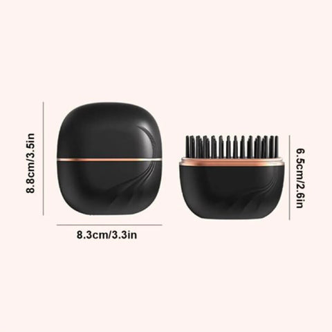 Mini Wireless Hair Straightening Comb Portable Cordless Hair Styler