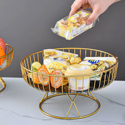 Modern Luxury Metal Fruit Basket