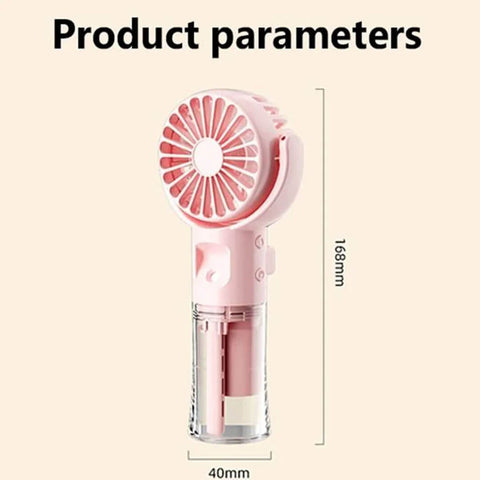 Rechargeable Mini Handheld Spray Fan
