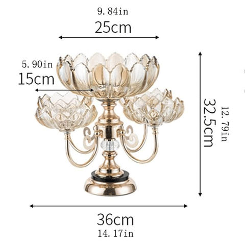 Rotating Dry Fruit Plate Rack