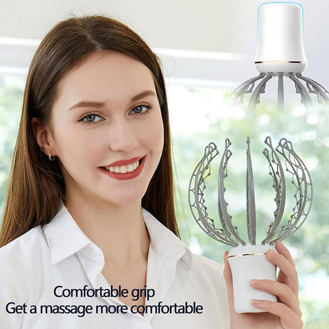 Portable Electric Scalp Massager with 12 Claws