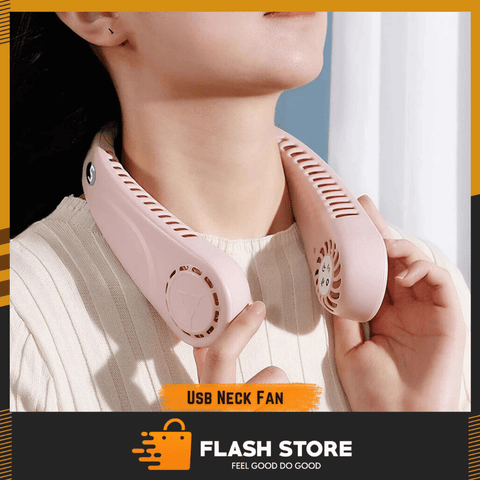 Portable Rechargeable Neck Fan USB