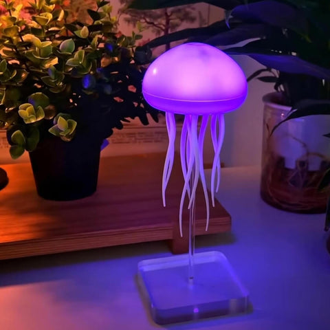 Rechargeable LED Jellyfish Desk Lamp