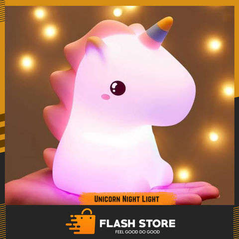 Unicorn Silicone LED Night Light