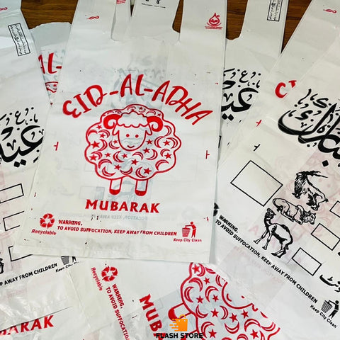 Bakra Eid Meat Bags, Disposable Shoppers, Meat Plastic Bags