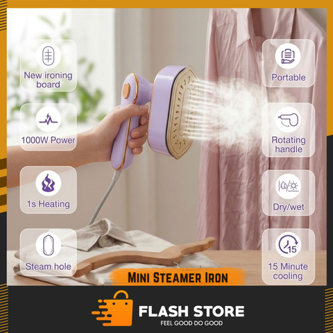 Portable Mini Handheld Travel Steam Iron