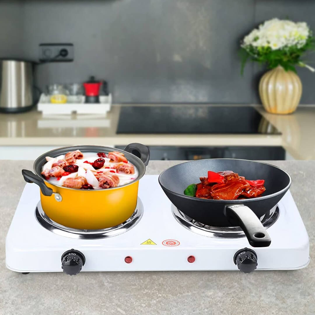 Double Burner Electric Stove Stainless Steel Induction Cooker ...