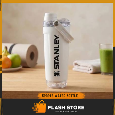 Premium Leakproof Insulated Sports Water Bottle with Handle & Flip Lid