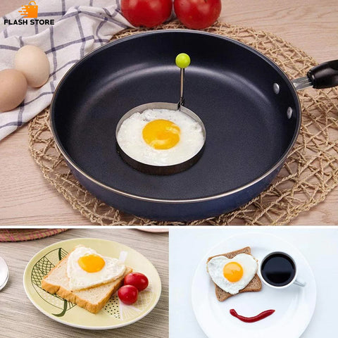 Stainless Steel Egg Molds 4 Pcs Set For Kitchen