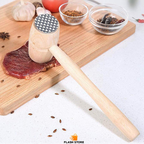 Meat Tenderizer Hammer Wooden