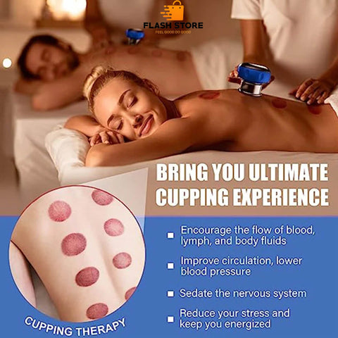 3 In 1 Electric Smart Cupping Massager with Heat Therapy