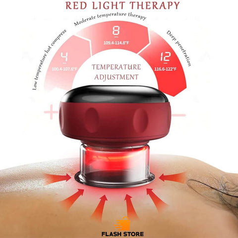 3 In 1 Electric Smart Cupping Massager with Heat Therapy