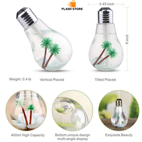 Bulb Humidifier With Colourfull Night light