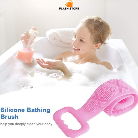 Silicone Shower Scrubber Belt (Pack of 02)