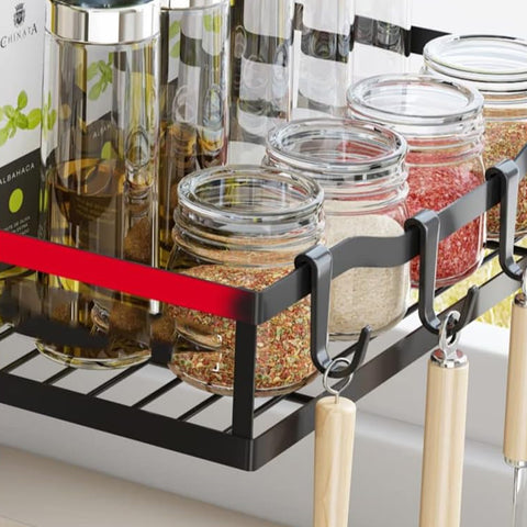 Kitchen Seasoning Storage Rack Foldable