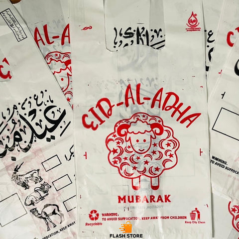 Bakra Eid Meat Bags, Disposable Shoppers, Meat Plastic Bags