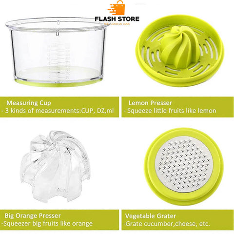 4 In1 Manual Squeezer Citrus Juicer