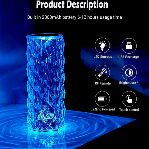 Diamond Crystal Lamp