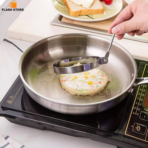 Stainless Steel Egg Molds 4 Pcs Set For Kitchen