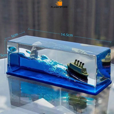 Titanic Fluid Drift Car Ornament