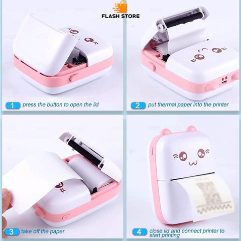 Portable Thermal Mini Photo Printer