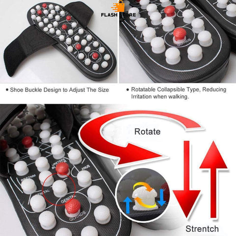 Adjustable Acupressure Slippers With Socks