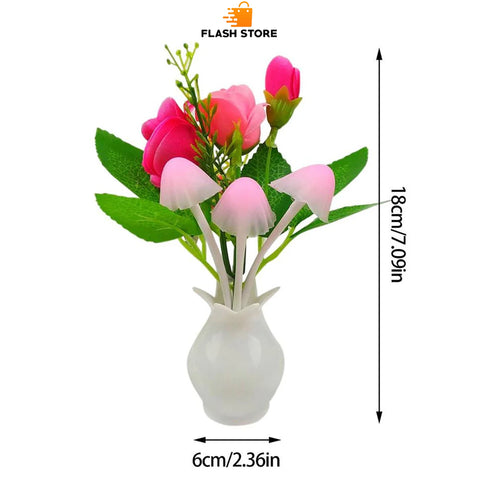 LED Flower Shape Sensor Night Light