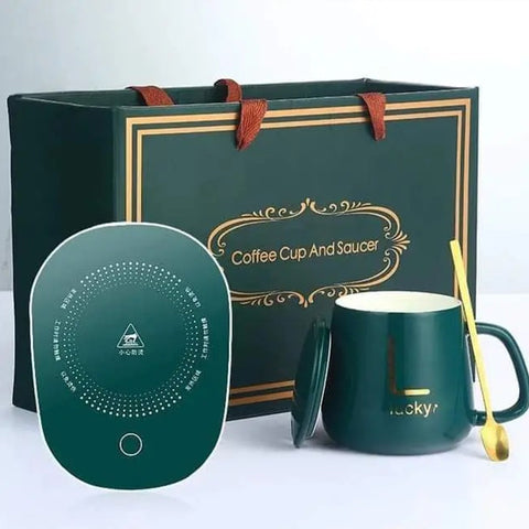 Heat Cup Mat Ceramic Coffee Warmer by Flashstore