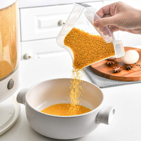 Rotating 6-in-1 Cereal Dispenser 10KG Capacity