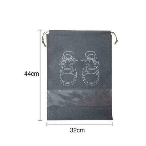 Portable Shoe Organizer Drawstring Bag