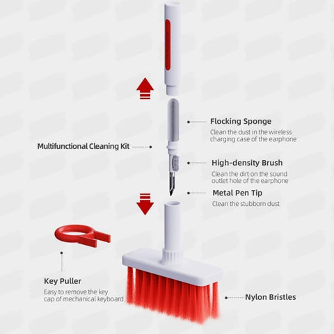 5 In 1 Keyboard Cleaning Soft Brush