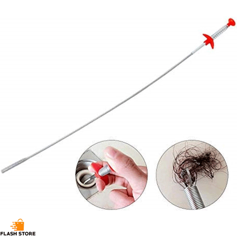 Sink Cleaning Tool Hair Blockage Remover (Pack of 02)