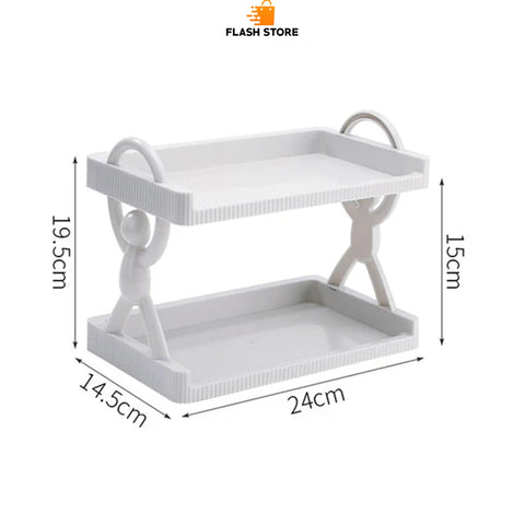 2 Layer Wall Hanging Storage Shelf