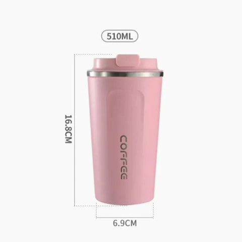 Stainless Steel Coffee Cup With Temperature Display